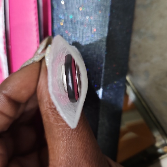 NWT! Michael Kors Greenwich Pink and White Zebra Signature Logo Print Wallet - Picture 8 of 8